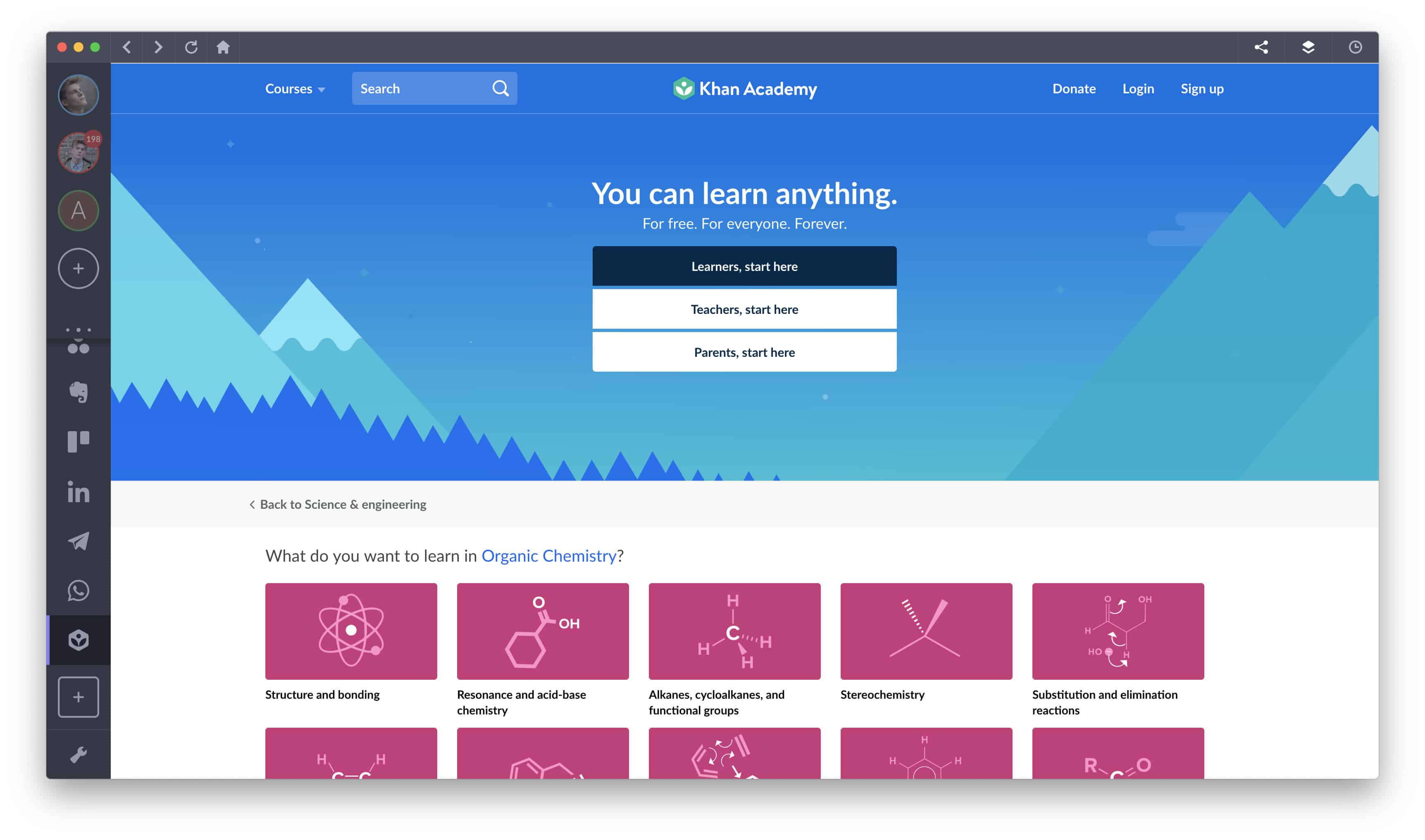 khan academy e-learning