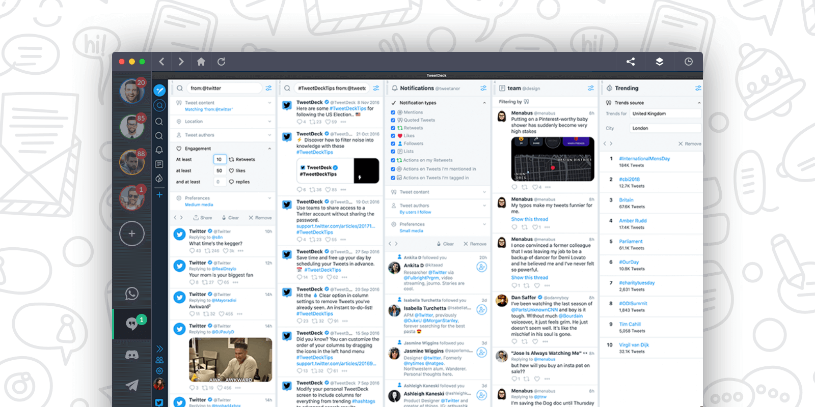 tweetdeck screenshot