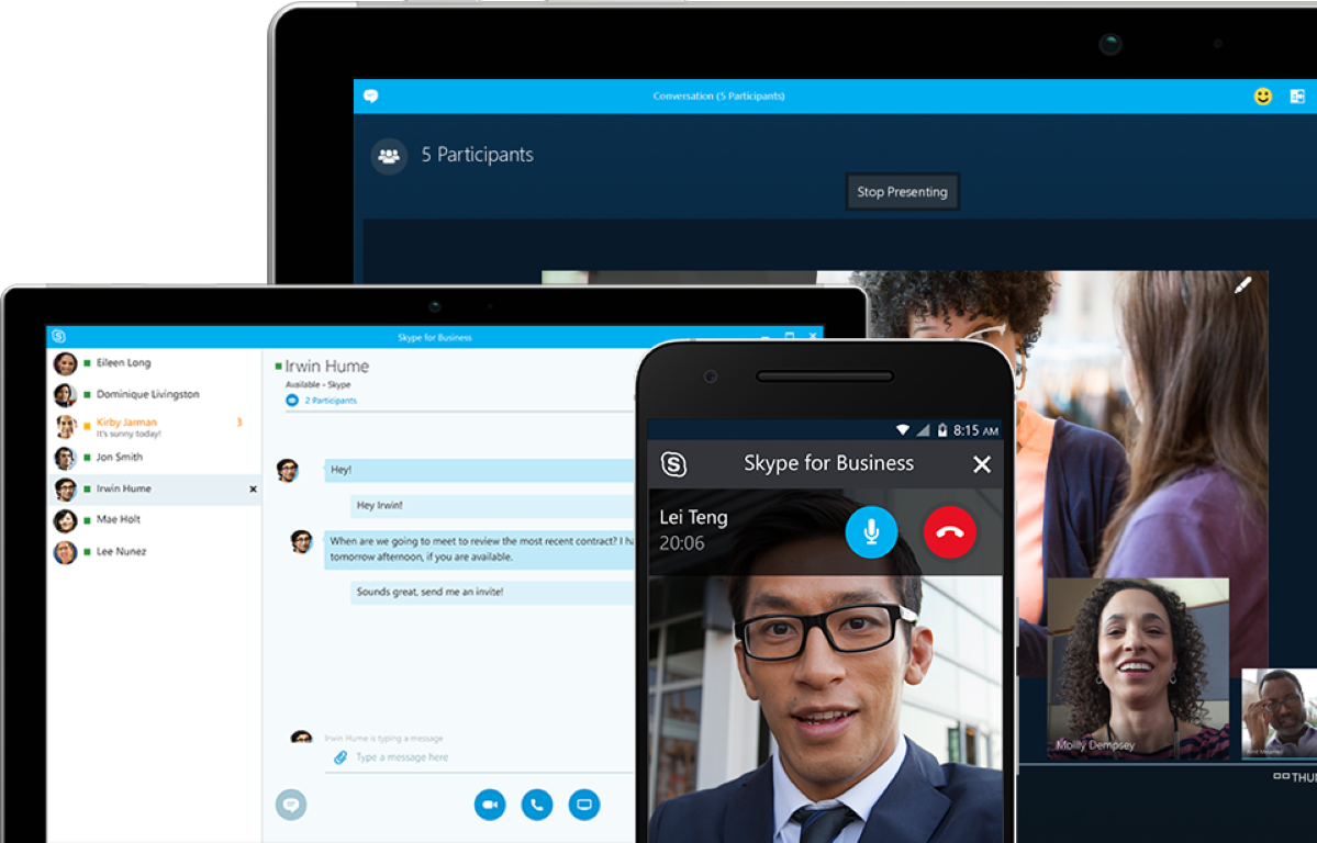 multi chat client that includes skype