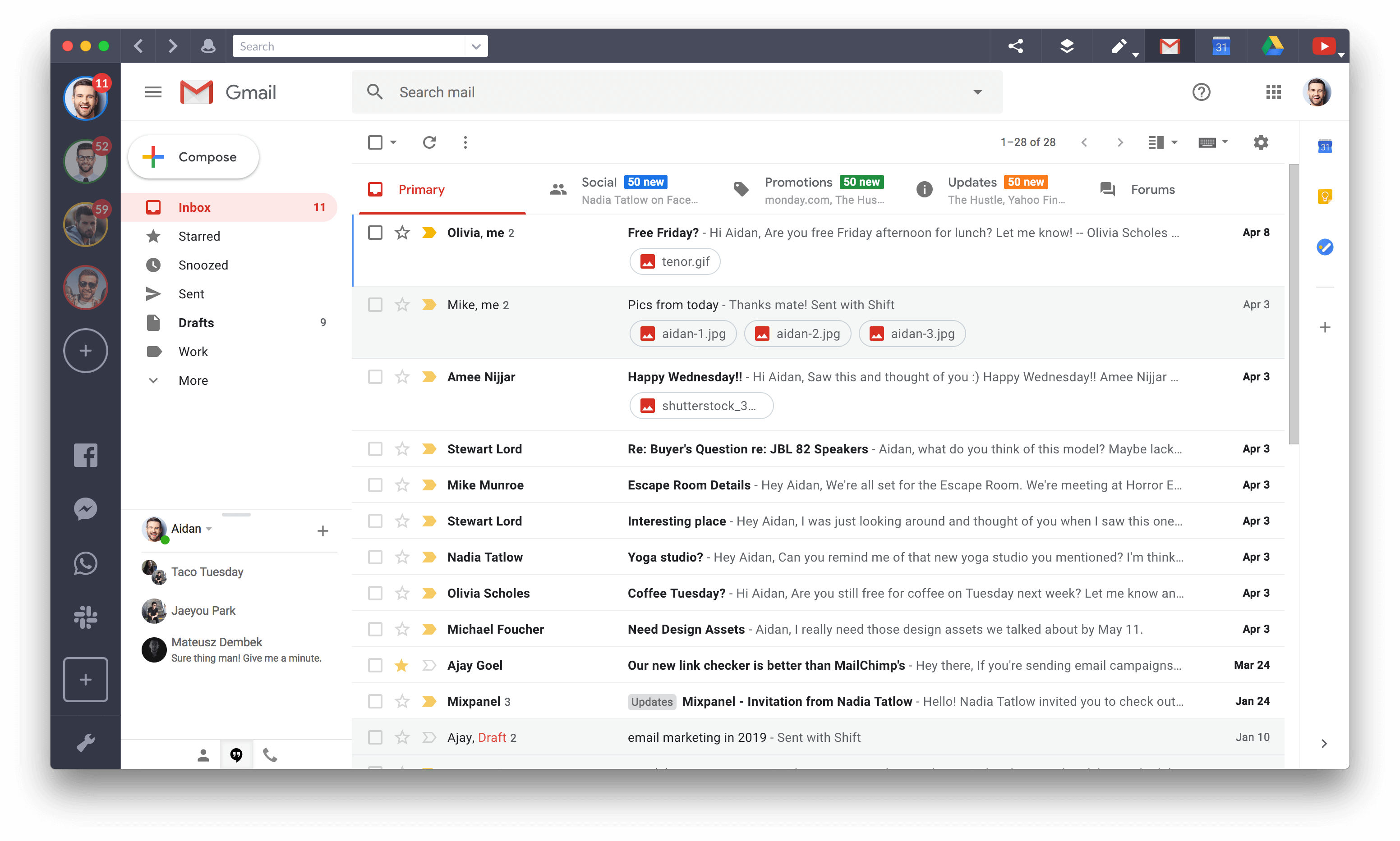 best way to manage email from gmail