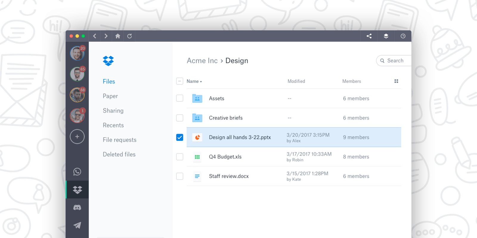 security box vs dropbox