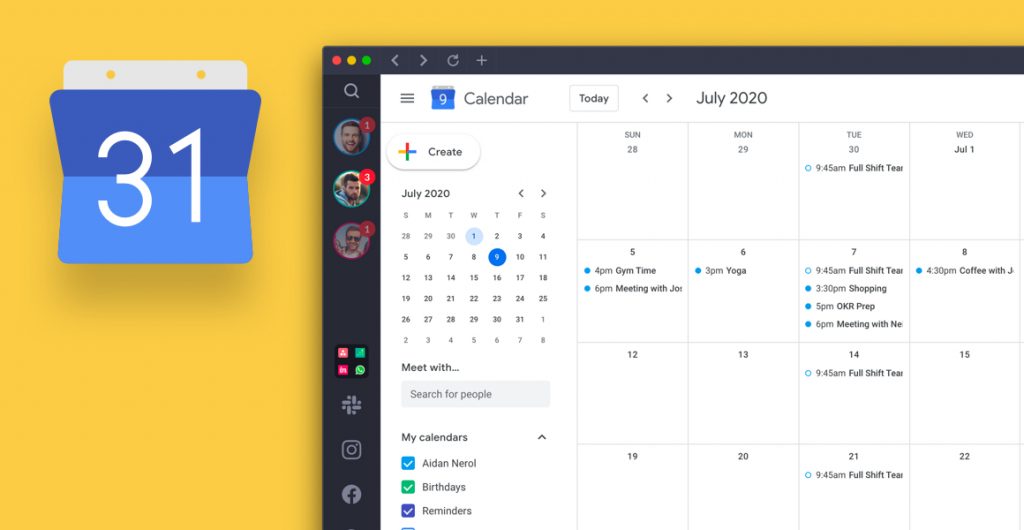 How to Get a Google Calendar App for Desktop (Mac or PC) Blog Shift